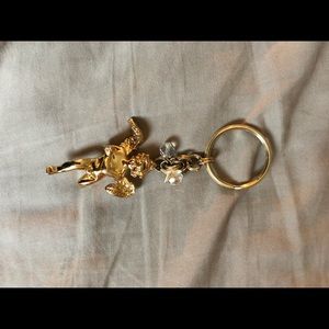 kirks folly cherub angel keychain